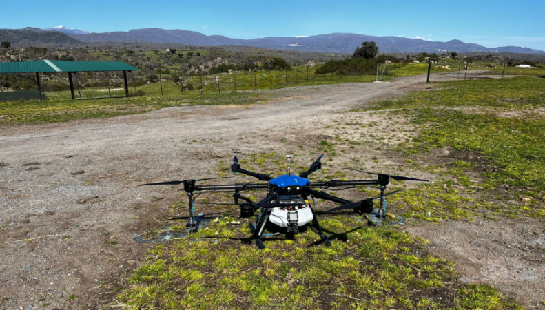 Dron antes de vuelo Dron antes de vuelo